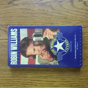 Robin Williams Good Morning Vietnam VHS Tape Hi-Fi Film Movie Military Comedy